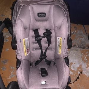 Car seat w/ base and Stroller Set